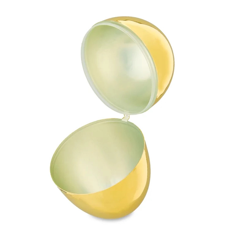 Gold Metallic Eggs, 4", 4 Count, Easter by Way To Celebrate | Walmart (US)