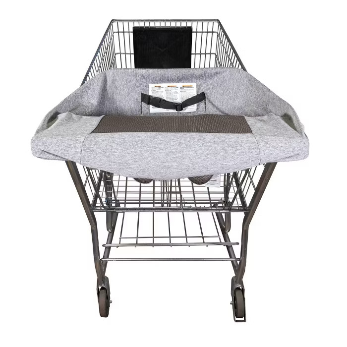 Boppy Compact Antibacterial Shopping Cart Cover - Gray | Target