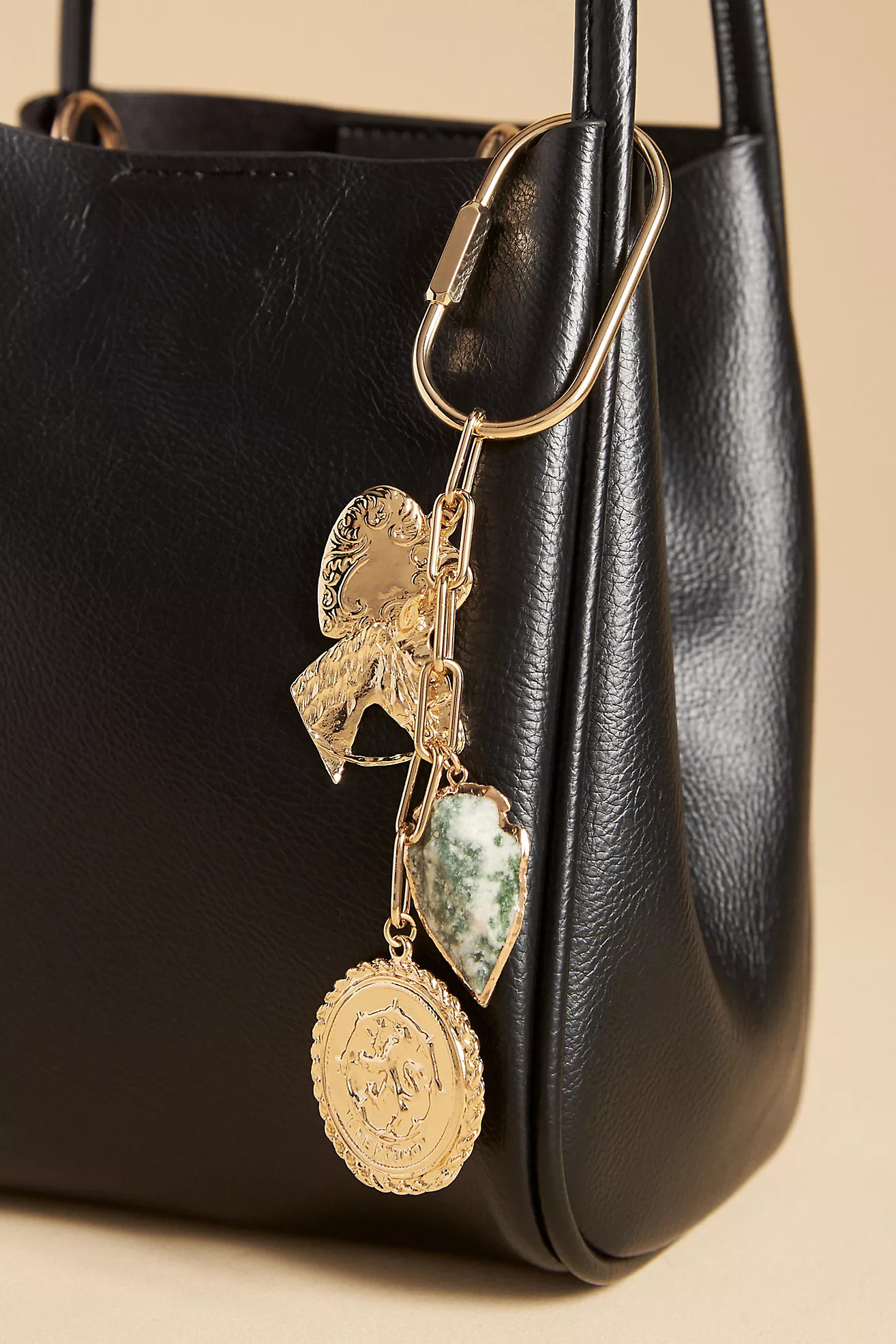 Brass & Stone Bag Charm | Anthropologie (US)