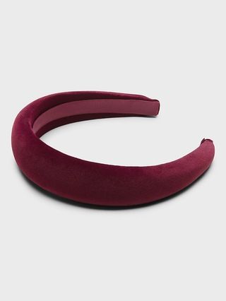 Velvet Padded Headband | Banana Republic (US)