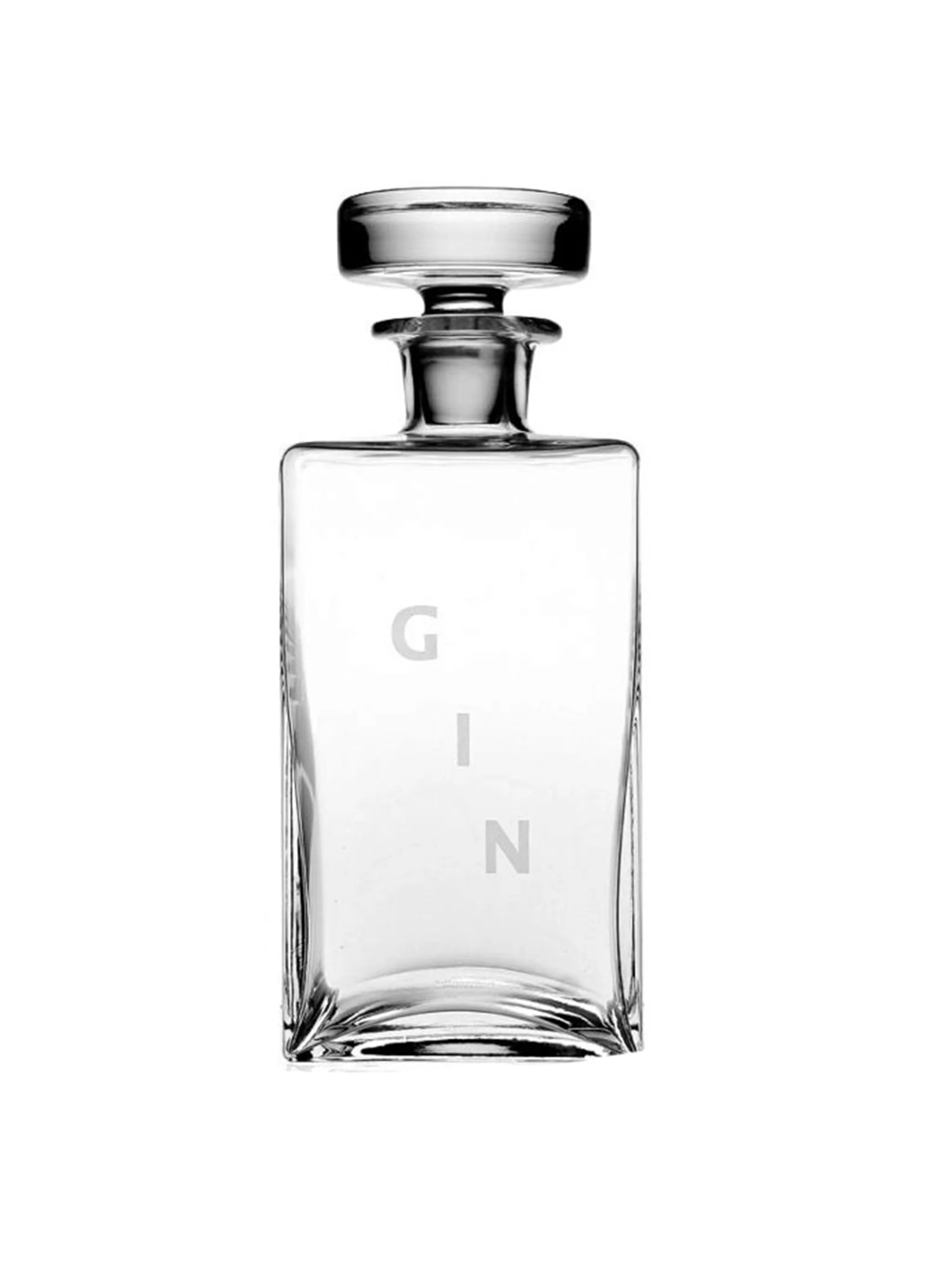 William Yeoward Crystal Lillian Square Decanter Gin | Weston Table