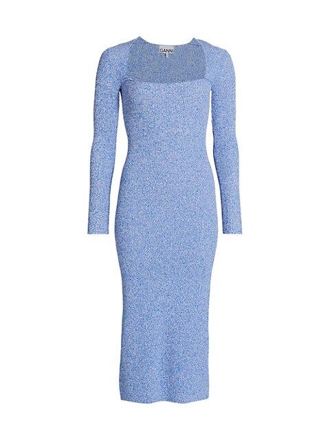 Melange Rib-Knit Dress | Saks Fifth Avenue