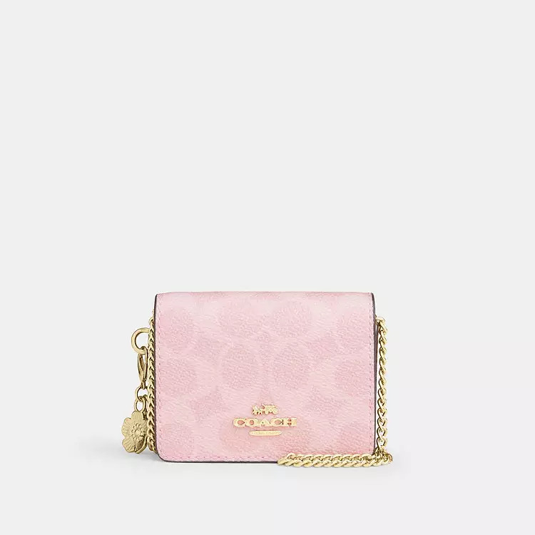 Mini Wallet On A Chain | Coach Outlet US