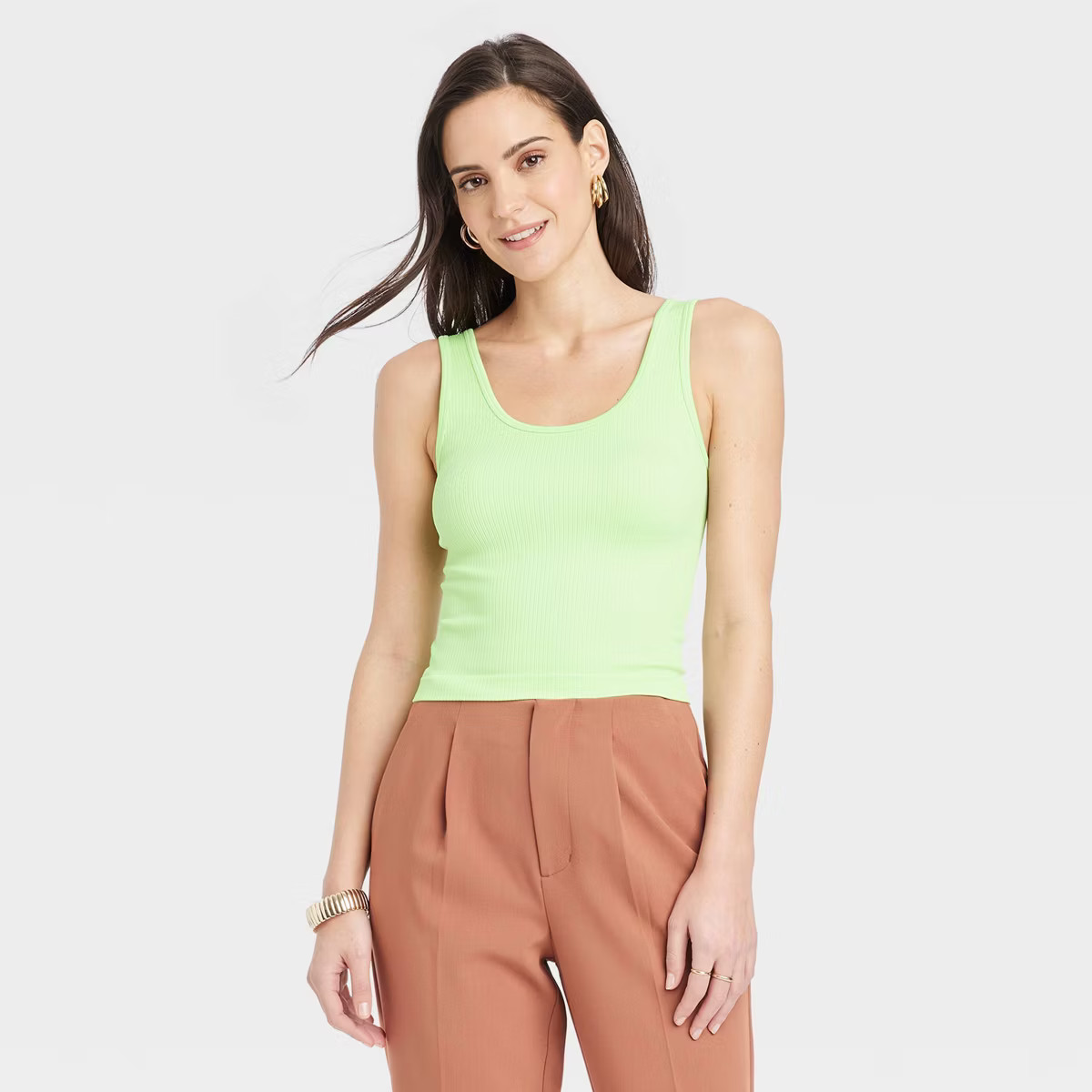 Women's Seamless Slim Fit Tank Top - A New Day™ | Target