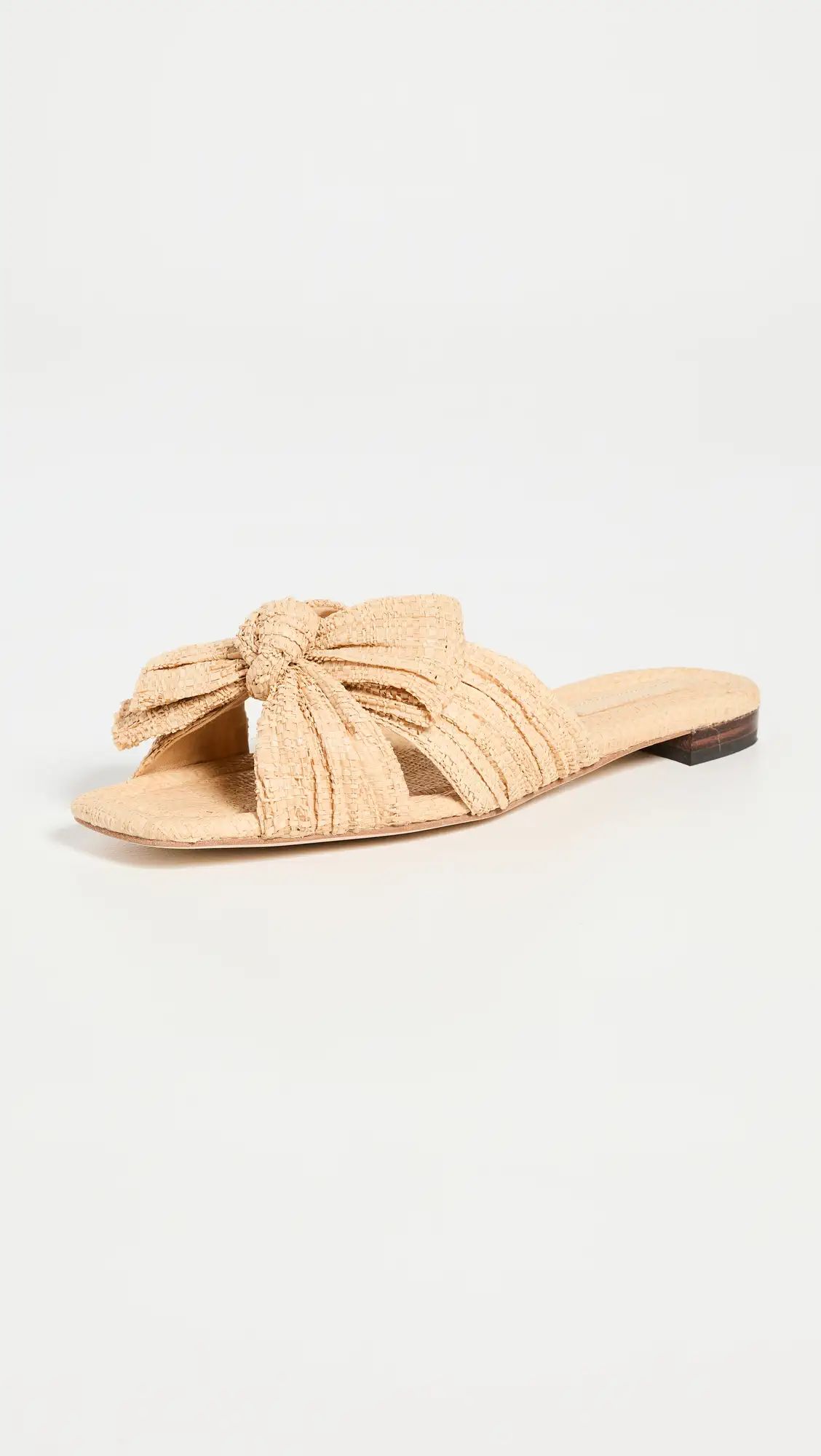 Daphne Pleated Knot Flat Sandals | Shopbop