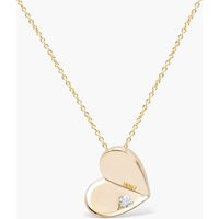 14K Gold Diamond Heart Locket Necklace, Natural Dainty Floating Open Charm, Romentic Gift For Girlfriend | Etsy (US)