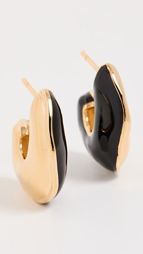 Missoma 18k Squiggle Two Tone Earrings | SHOPBOP | Shopbop
