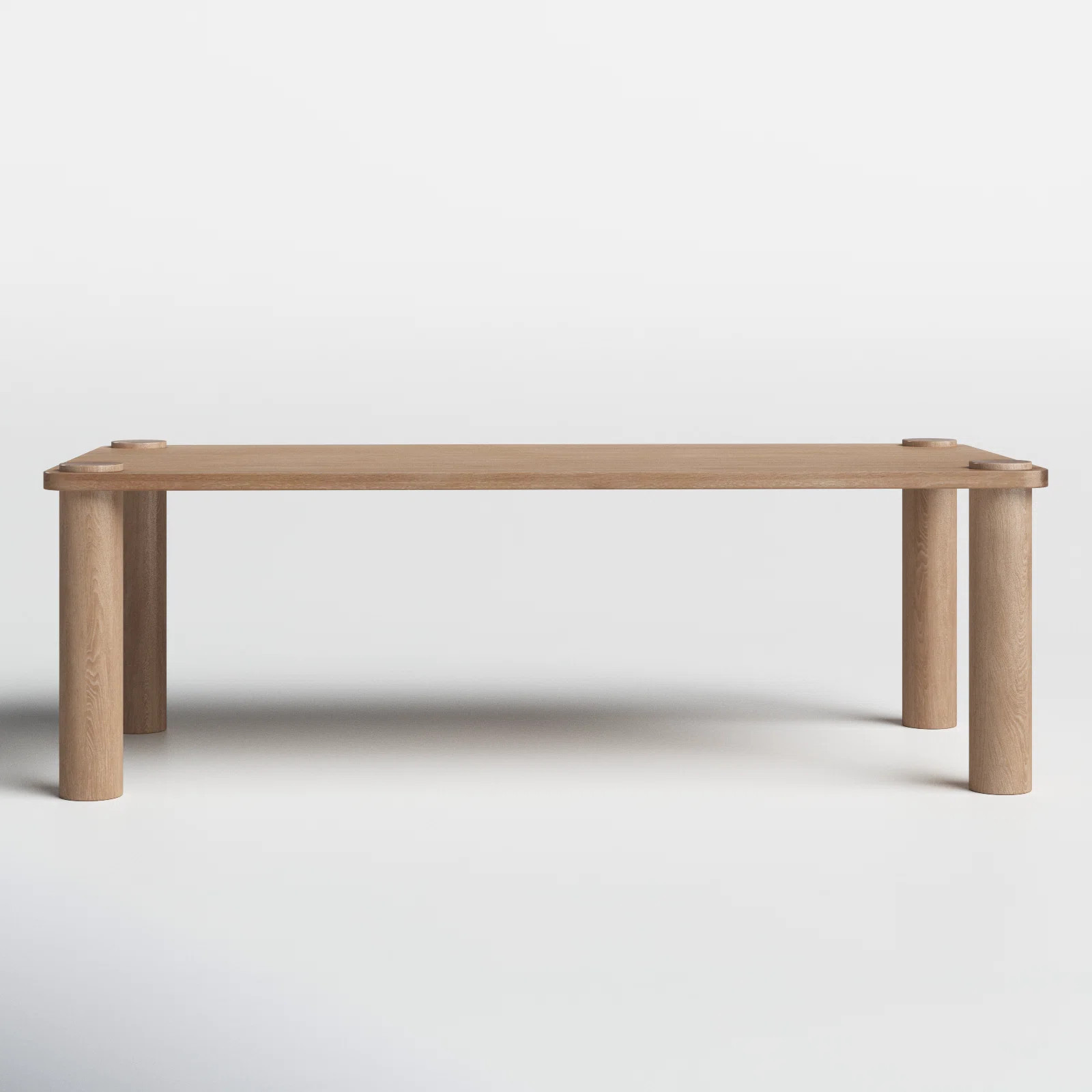 Ludo 88" Solid Wood Oak Dining Table | AllModern