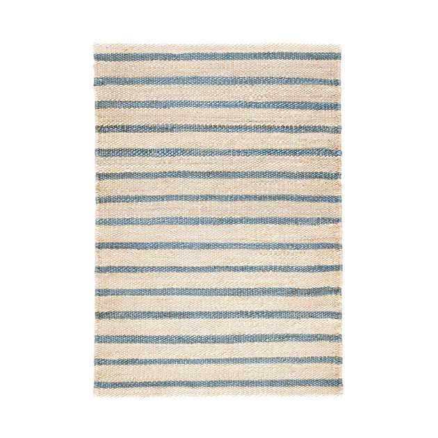 Poseidon Stripe Jute Rug | Cailini Coastal