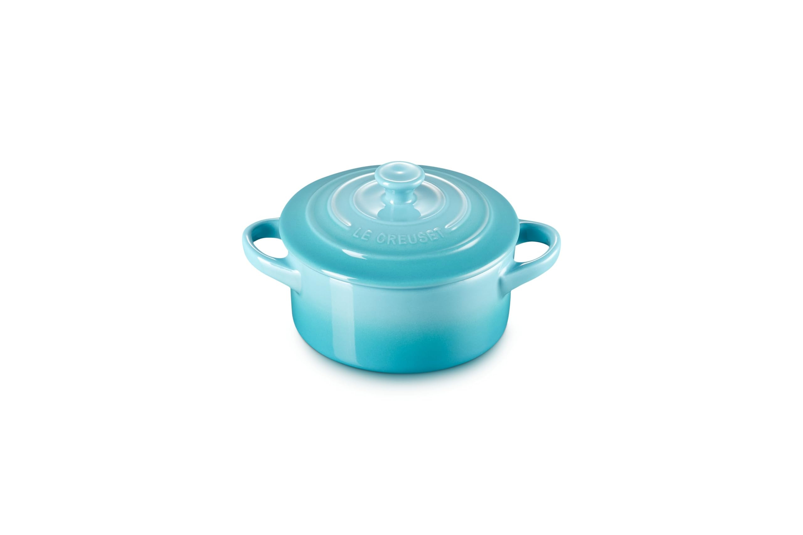 Le Creuset Stoneware Mini Round Cocotte, 8 oz., Caribbean | Amazon (US)