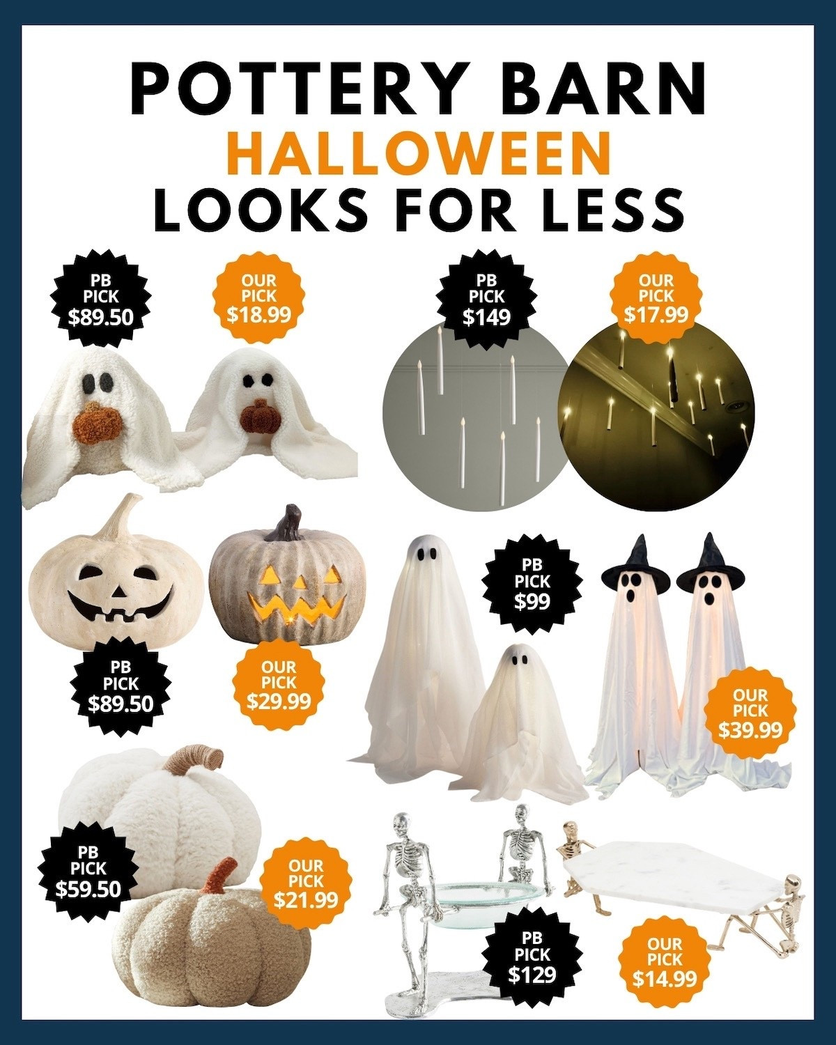 Spook up your home on a budget with our Pottery Barn Halloween looks for less! 

#LTKSeasonal #LTKHome #LTKSaleAlert