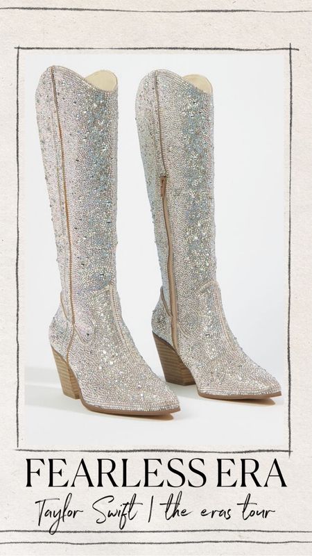 How perfect are these bejeweled cowboy boots for The Eras Tour?! 🤩 

Taylor Swift | Fearless Era | concert Outfit | Taylor Swift outfits 

#LTKshoecrush #LTKstyletip #LTKFind