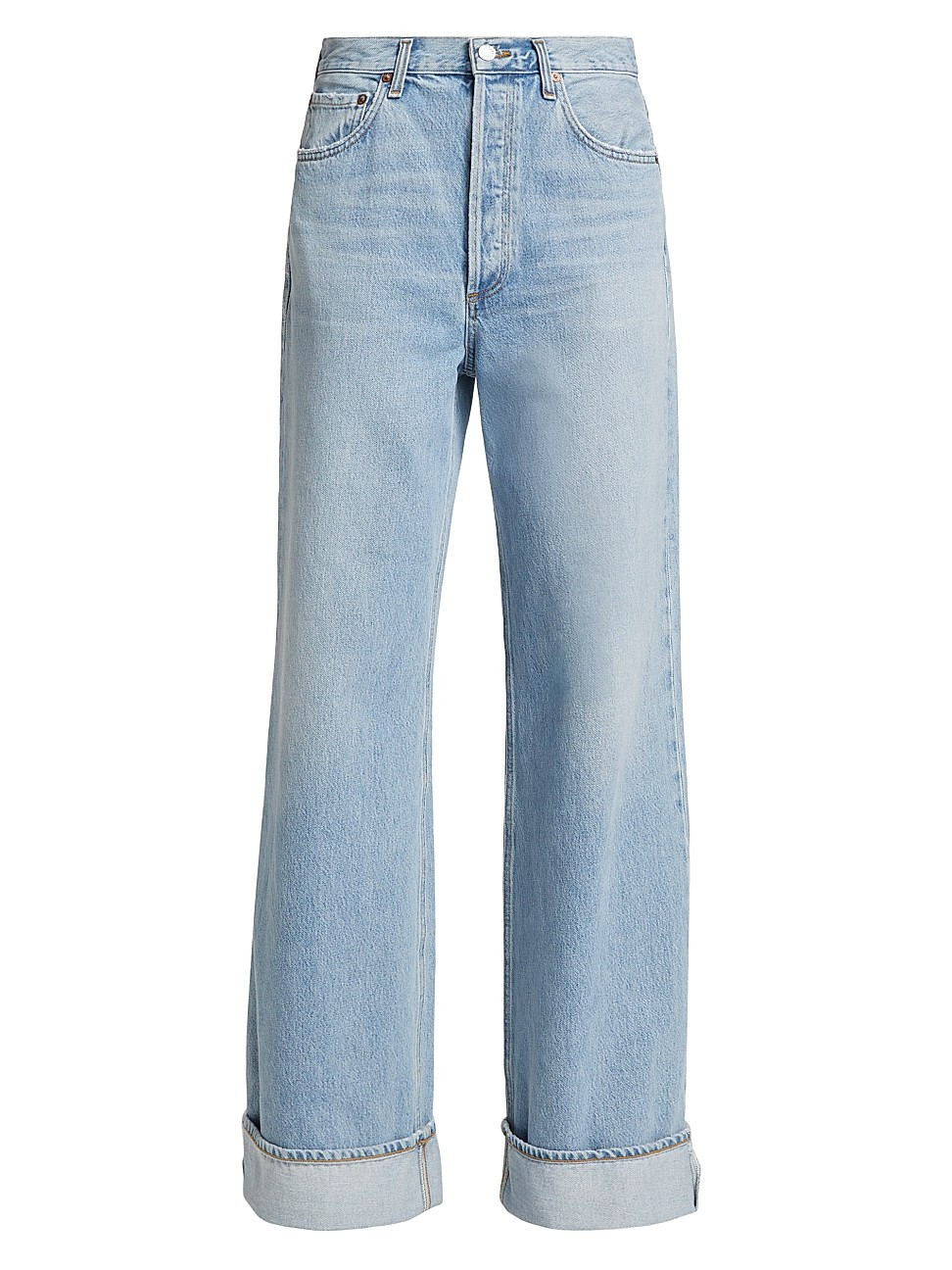 Women's Dame Rolled Wide-Leg Jeans - Showdown - Size 24 | Saks Fifth Avenue