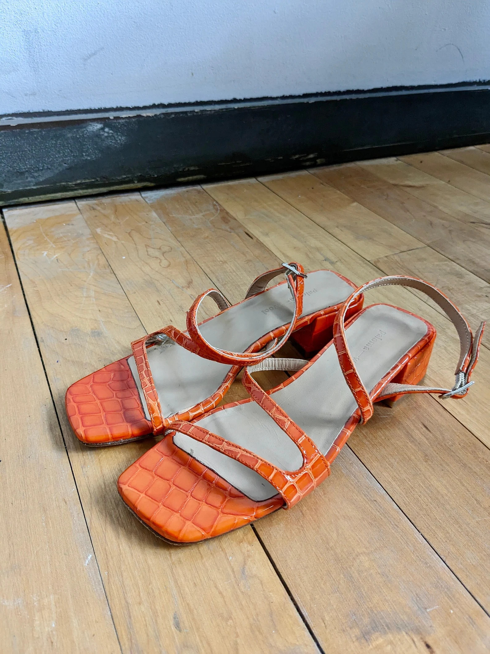 Paloma Wool Orange Snake Print Sandal | Etsy (Global)