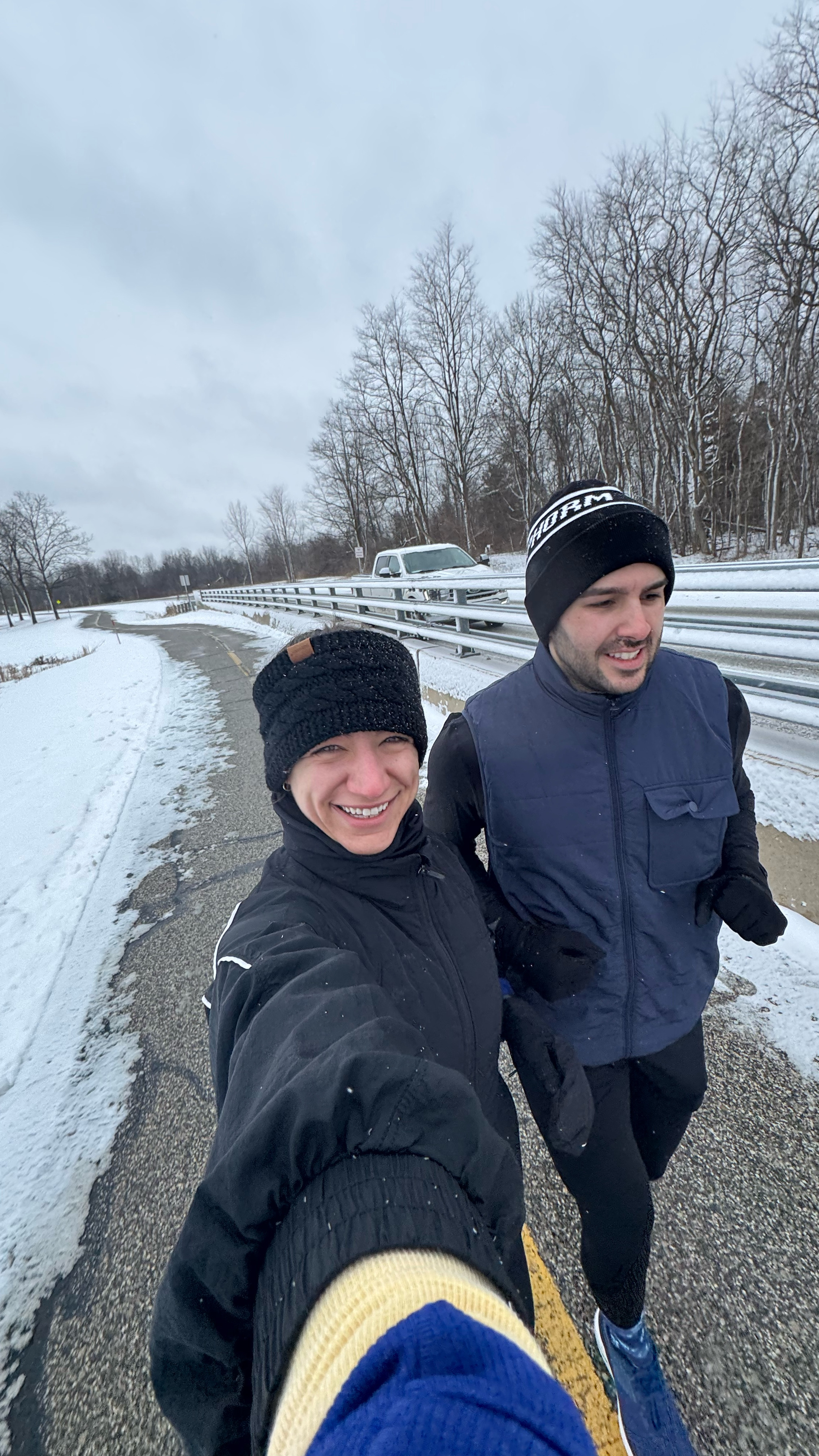 Winter running vibe 🧊❄️🫶🏼