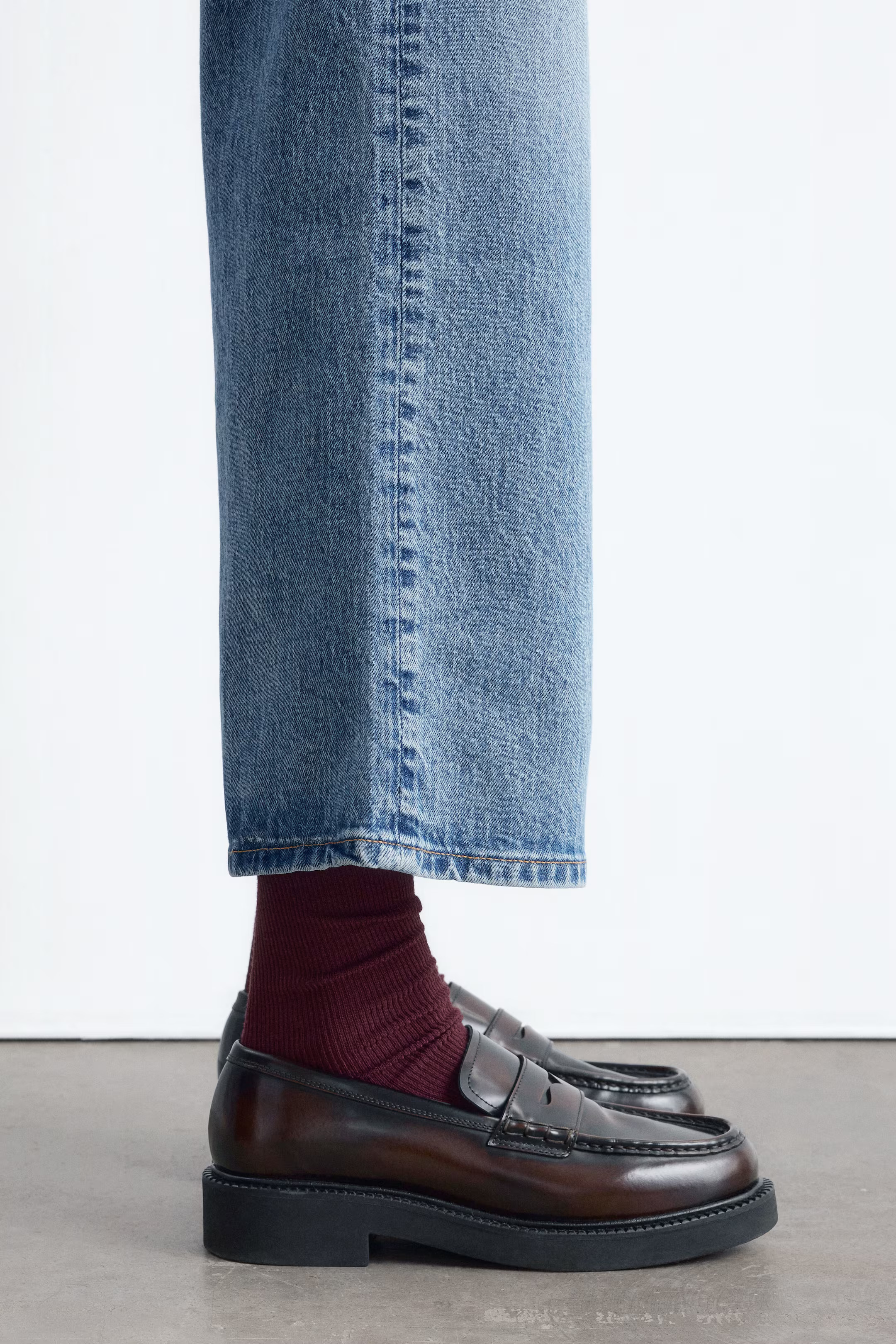 Markante Loafers aus Leder | H&M (DE, AT, CH, NL, FI)