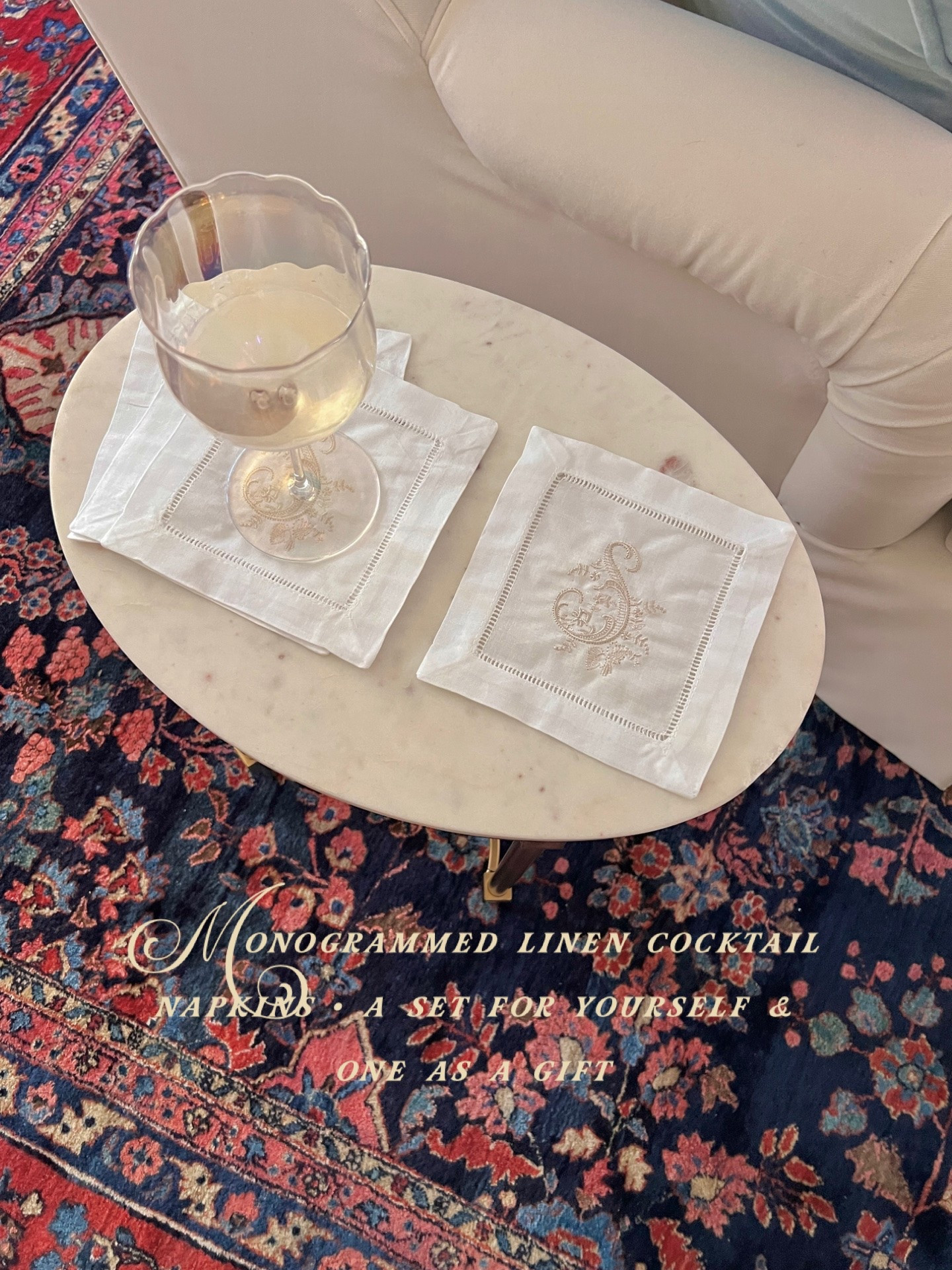 Beautiful monogrammed linen napkins. Perfect for entertaining especially during the holiday season or special occasion. These also make beautiful gifts for the hostess, bride, or friend. 

#monogram #monogrammednapkins

#LTKHome #LTKfoodie #LTKWedding