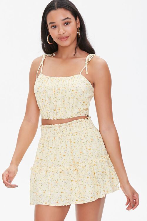 Floral Print Mini Skirt | Forever 21 (US)