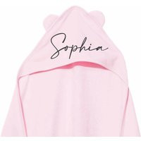 Hooded Baby Towel, Personalized Toddler Kids Bath New Gift, Towel With Ears, Name Shower Gift | Etsy (US)