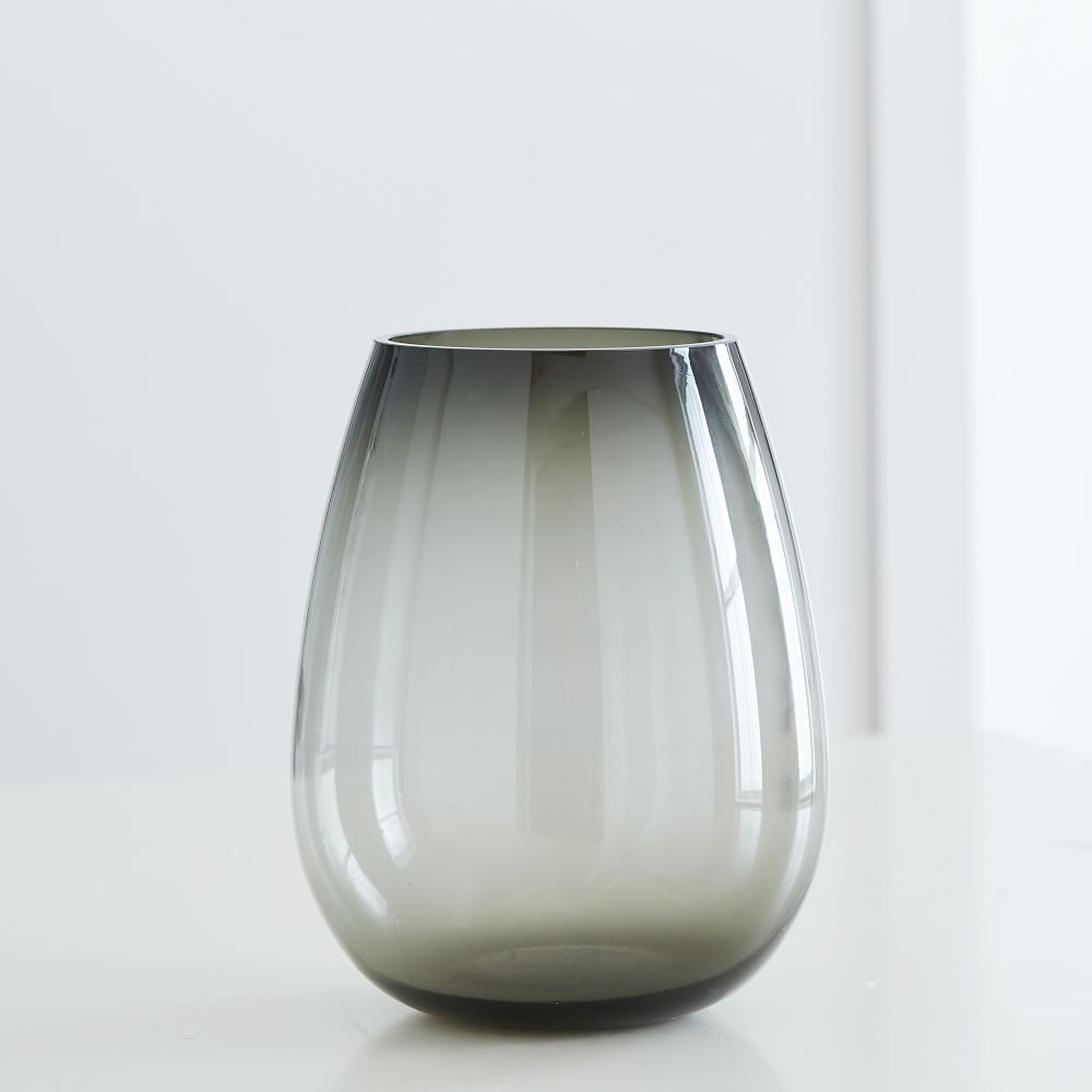 Foundations Large Glass Vases | West Elm (US)