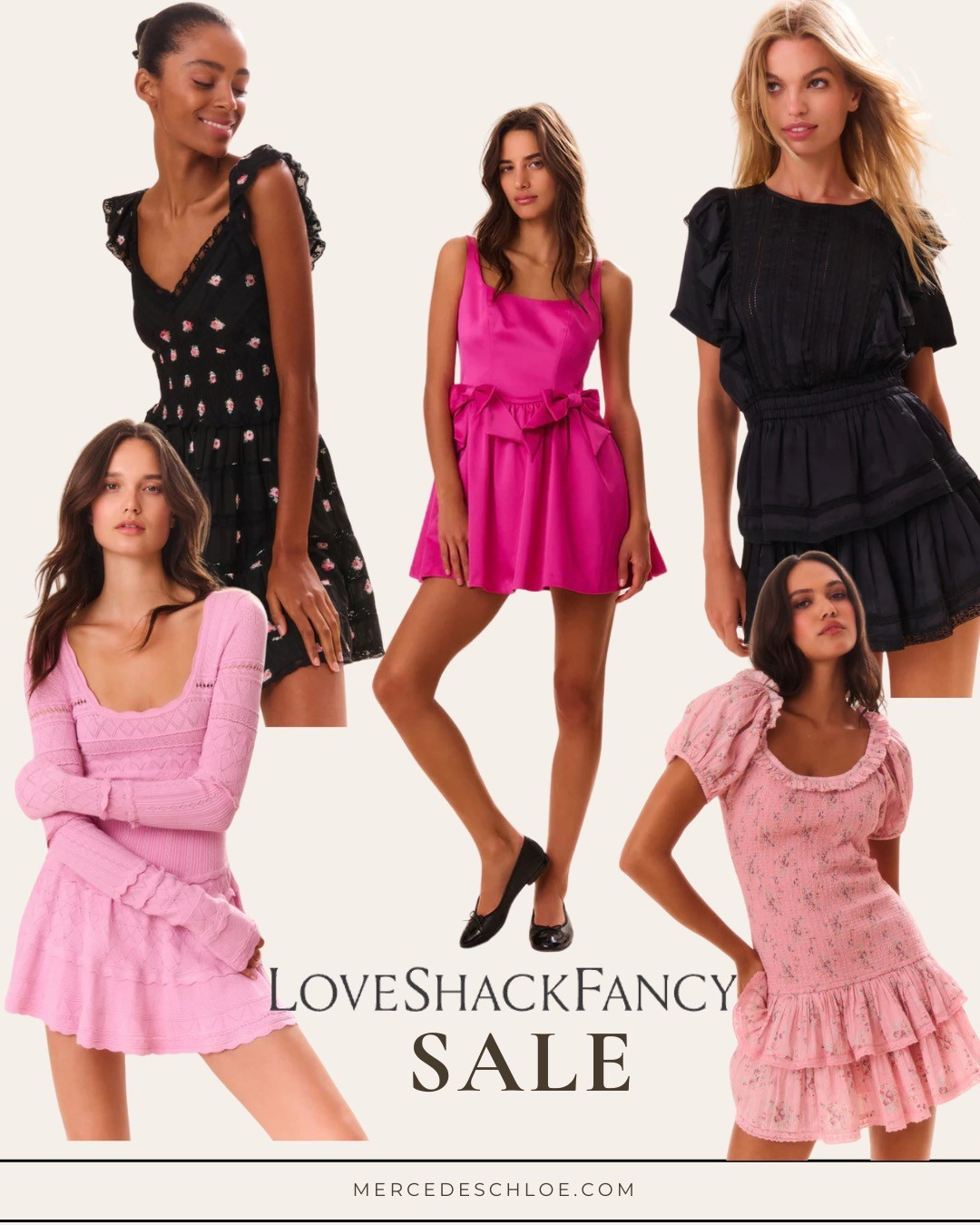 On the rare occasion that love shack fancy has dresses on sale. I absolutely love these for ruffle, silk, bow mini dresses. 

#LTKSpringSale #LTKWatchNow #LTKSaleAlert
