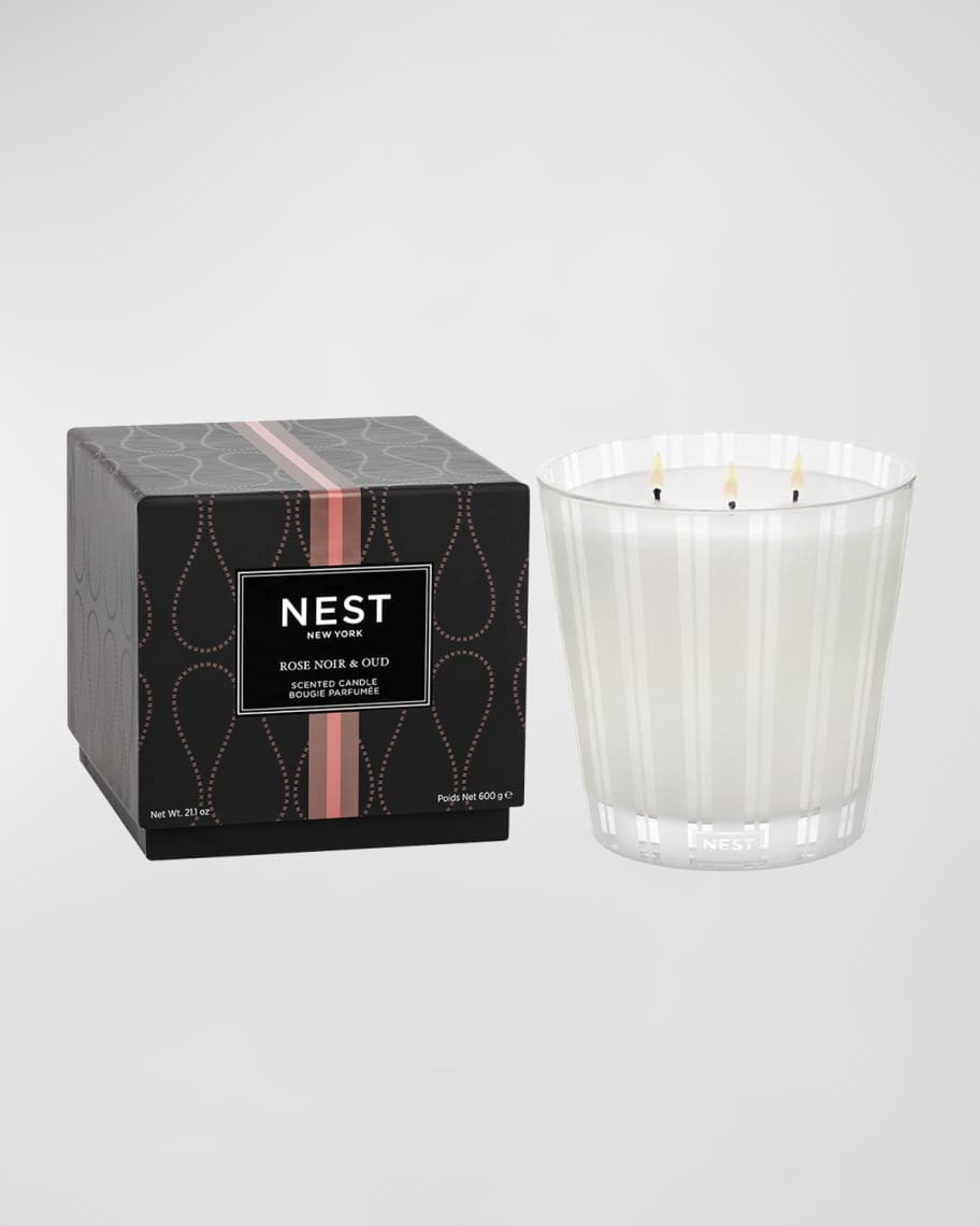 NEST New York 21.1 oz. Rose Noir & Oud 3-Wick Candle | Neiman Marcus