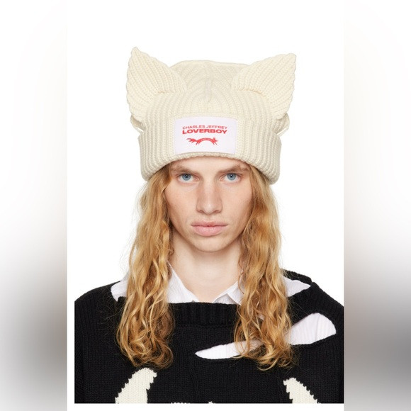 CHARLES JEFFREY LOVERBOY
Off-White Chunky Ears Beanie | Poshmark