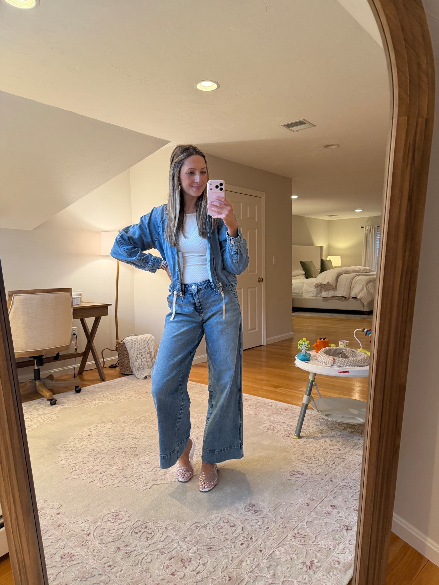 denim on denim for a night out 💙

loved this look for a moms night out! 

#LTKootd #LTKmomlife #LTKgrwm