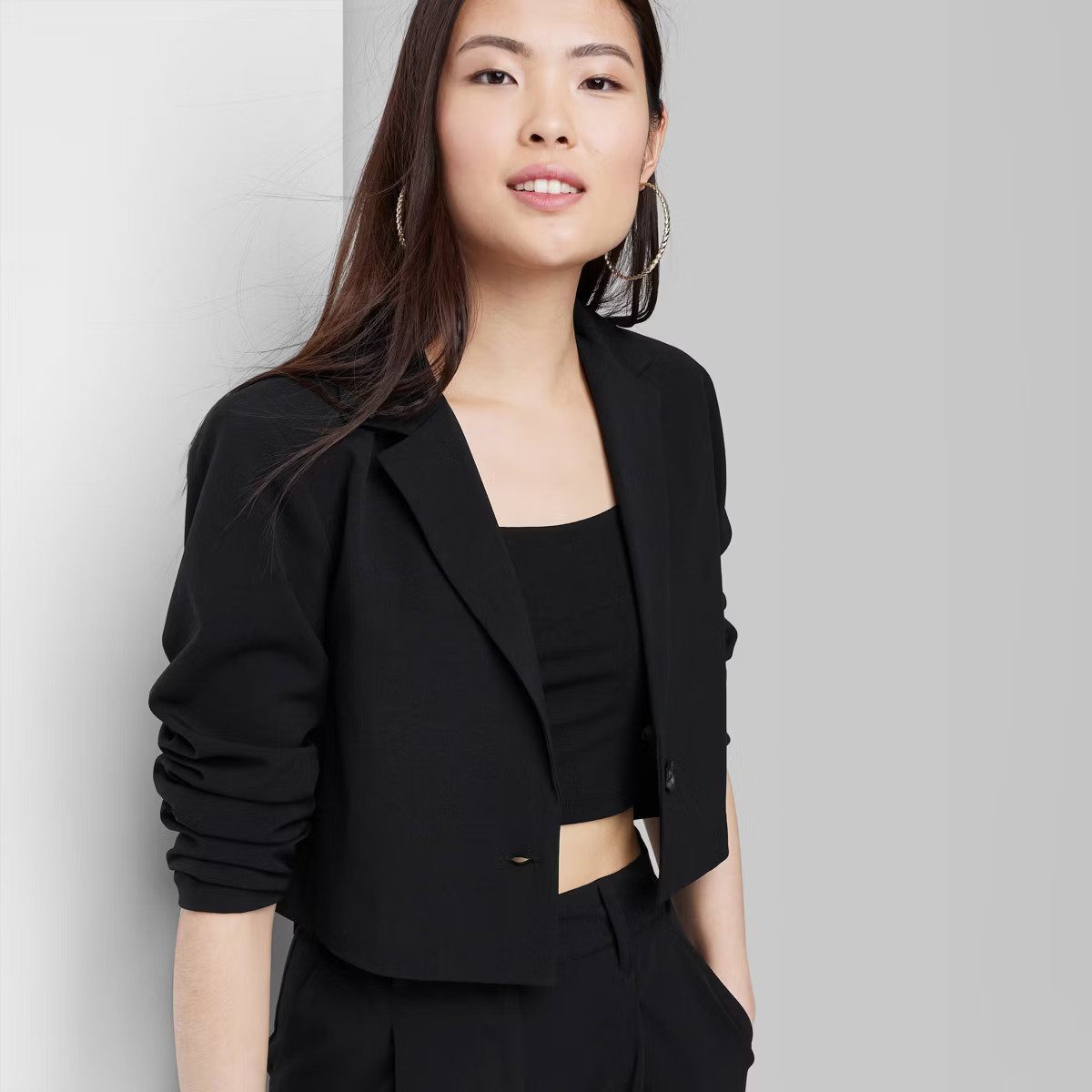 Women's Cropped Blazer - Wild Fable™ | Target