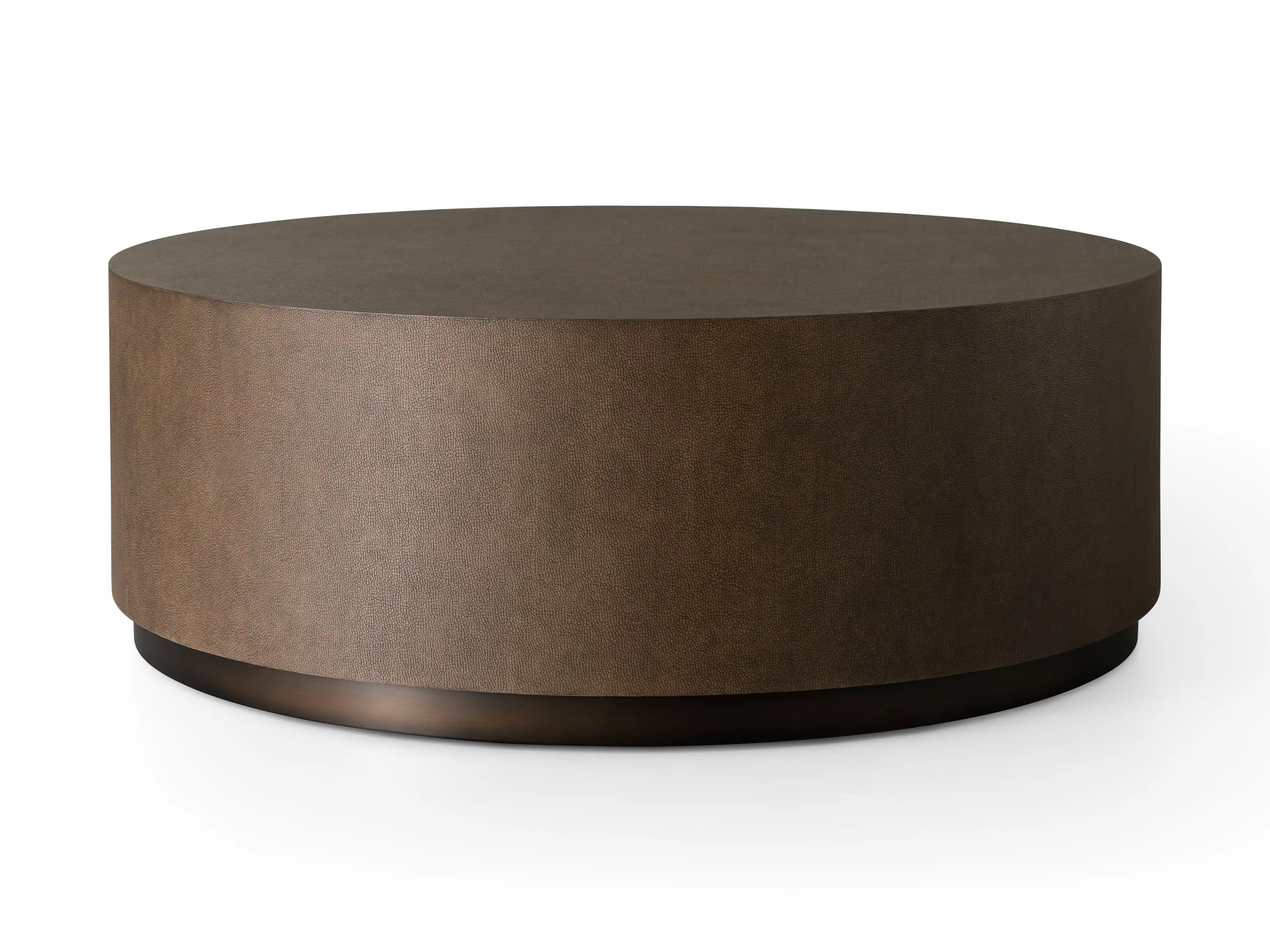 Malone Round Plinth Coffee Table | Arhaus