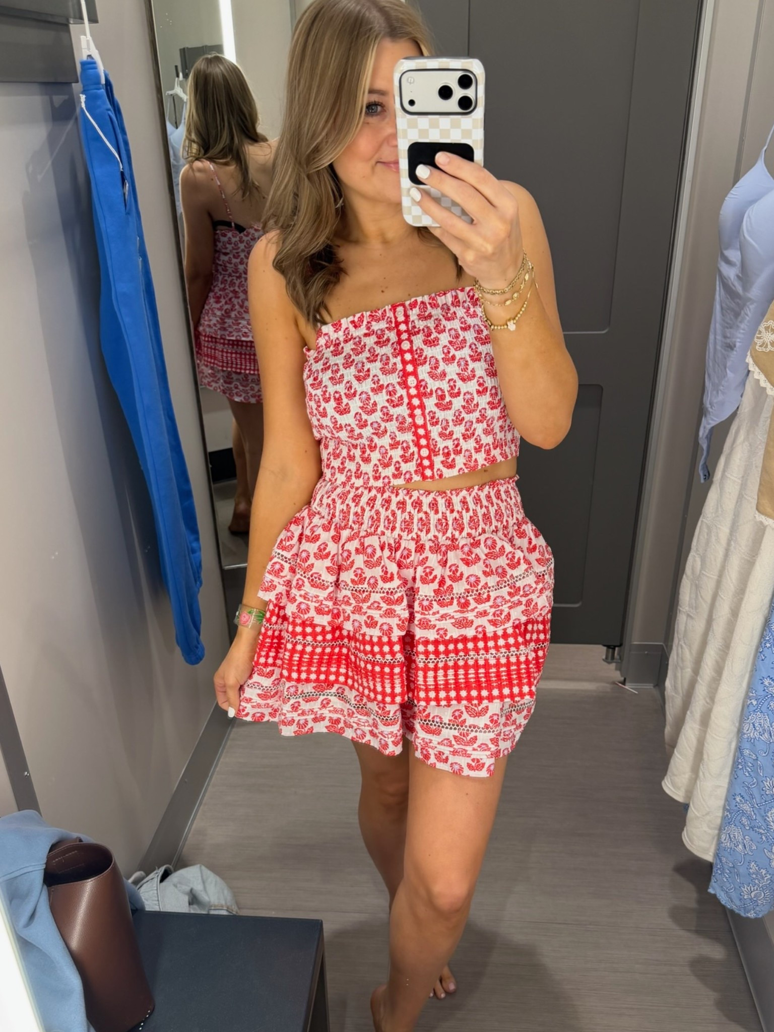 This red and white two piece set from the Roller Rabbit x Target collection is such a fun and flattering look for spring and summer. I love the playful print and it's perfect for vacation, brunch, or any warm weather plans when you want something cute.

Red two piece set, matching set, roller rabbit, target finds, summer outfits, spring outfits, vacation outfits, spring sets, summer sets, SavannahK 

#LTKSeasonal #LTKootd #LTKTravel