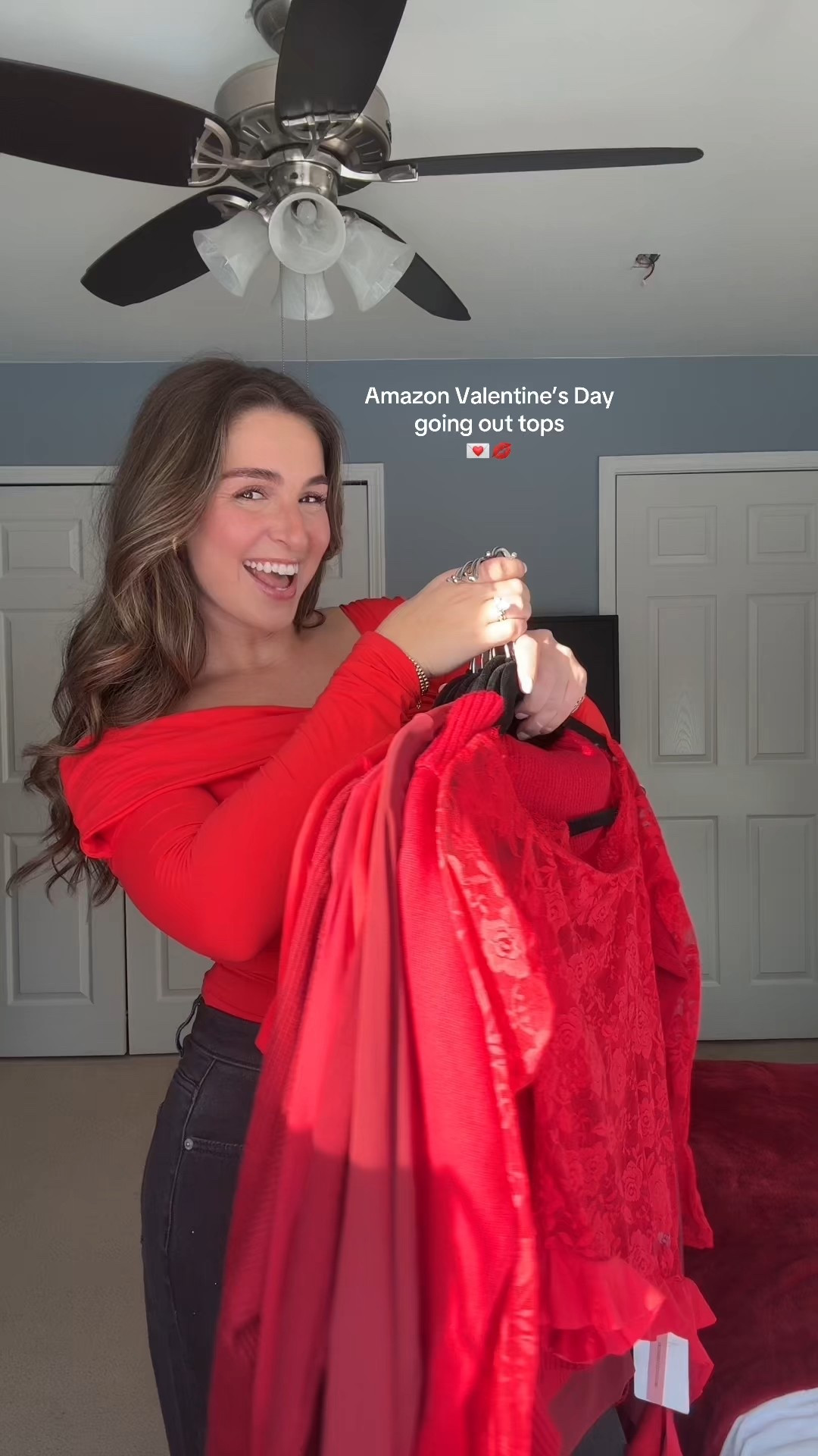 Red long sleeve tops that scream Valentine’s Day ♥️ 

Wearing size medium for reference✨

#valentinesdayfashion #valentinesdayoutfits #goingouttops #amazonfashion #redtop #affordablefashion

#LTKValentine