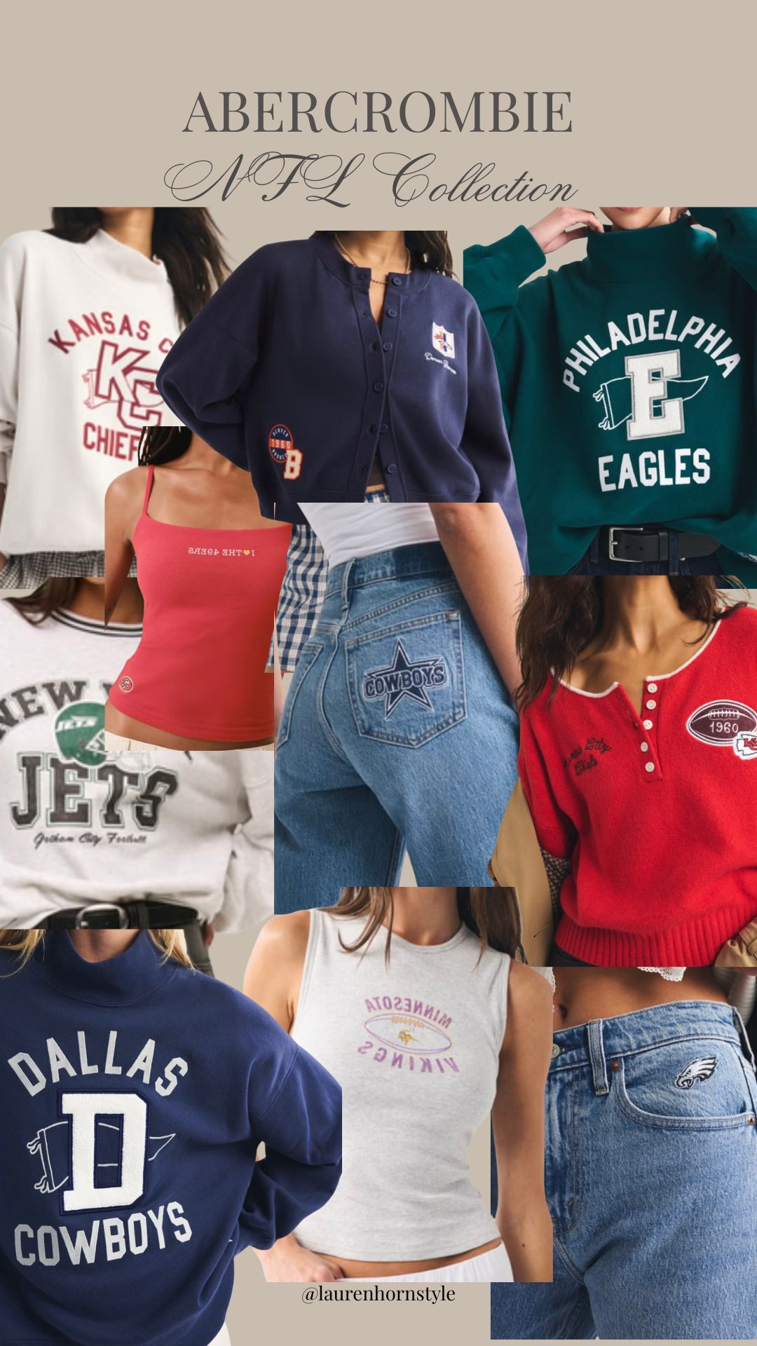 Abercrombie NFL collection 

 #LTKmomlife #LTKSeasonal #LTKOver40