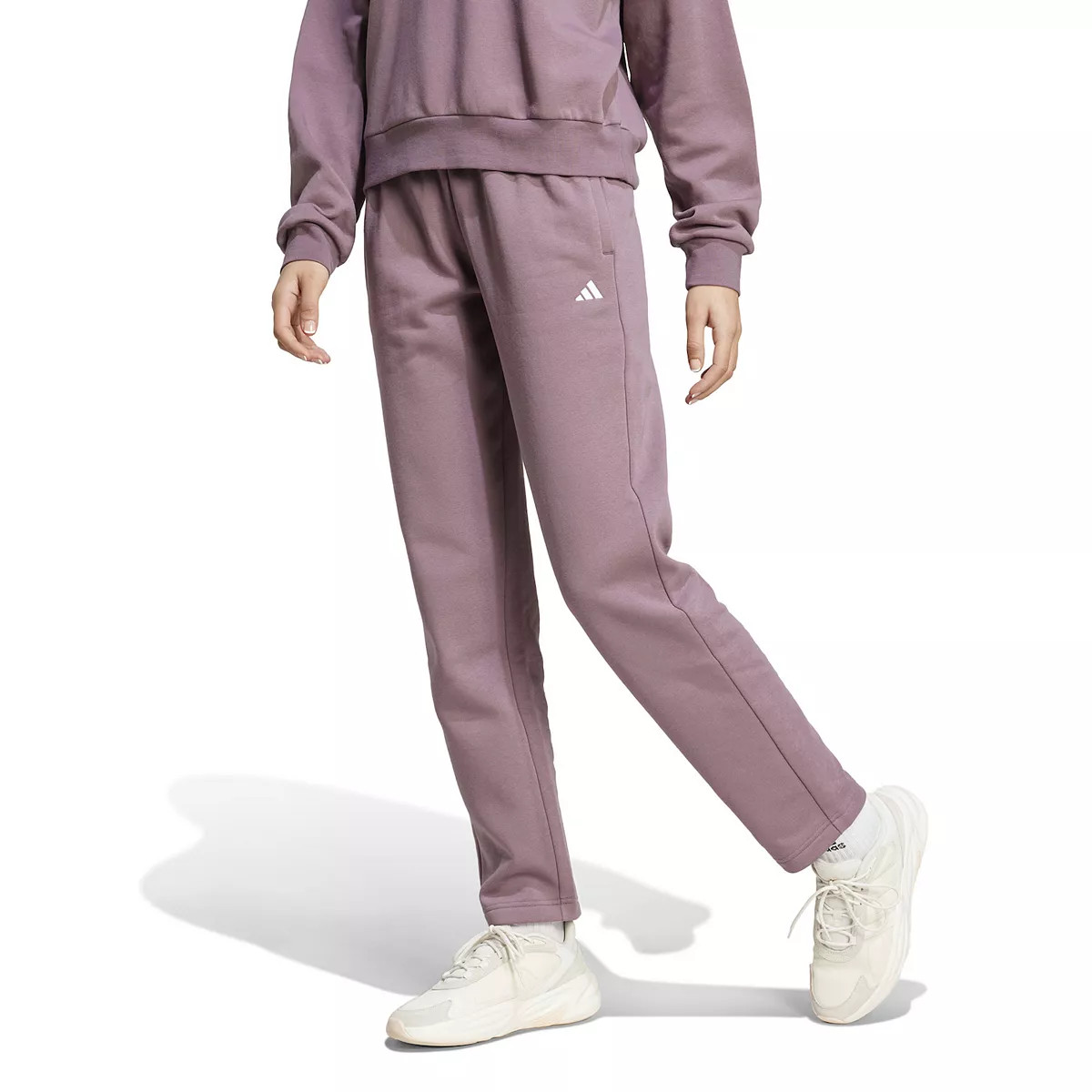 Women's adidas Essentials Small Logo Feel Cozy Open Hem Pants | Kohl's