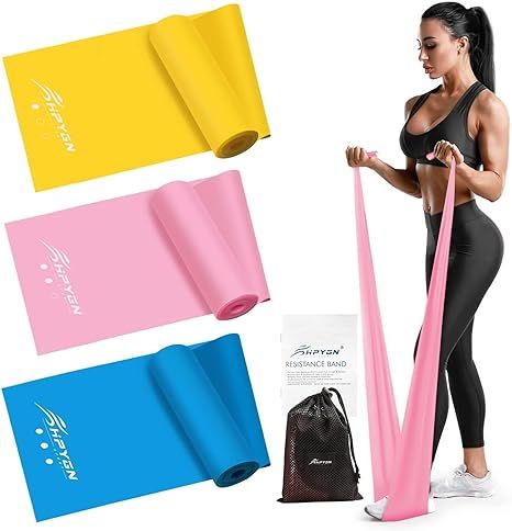 Resistance Bands, Exercise Bands, Physical Therapy Bands for Strength Training, Yoga, Pilates, St... | Amazon (US)