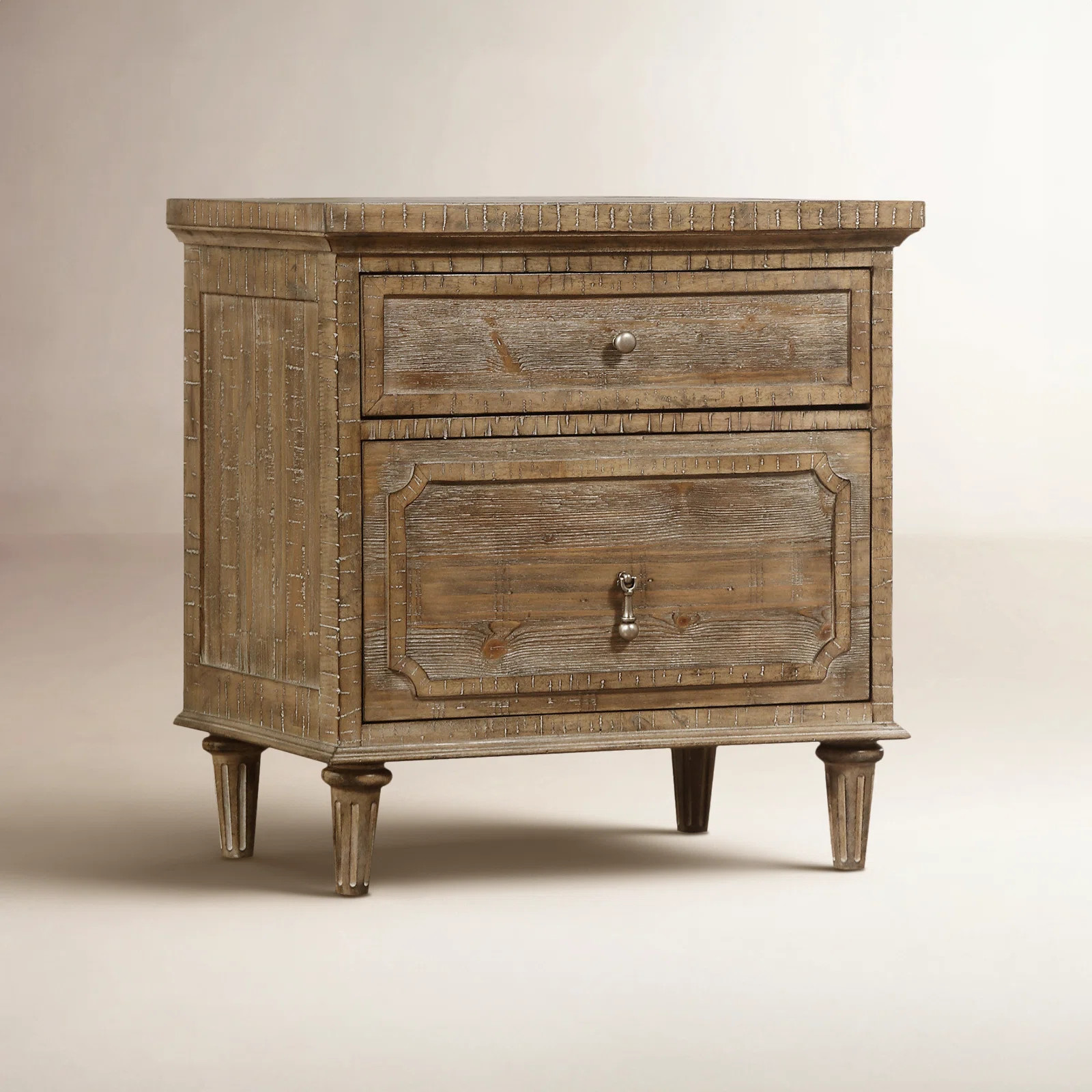 Rahul Rustic Nightstand with USB | Wayfair North America