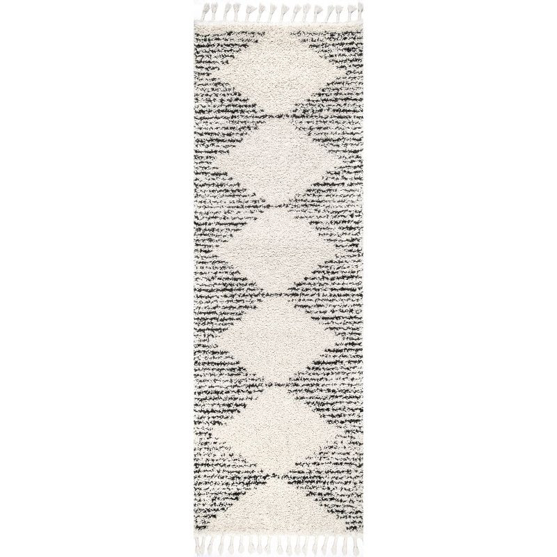 nuLOOM Bria Moroccan Diamond Tassel Area Rug | Target