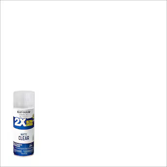 Rust-Oleum 2X Ultra Cover Matte Clear Spray Paint and Primer In One (NET WT 12-oz) | Lowe's