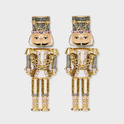 SUGARFIX by BaubleBar "Sugarplum Soldier" Statement Earrings - Gold | Target