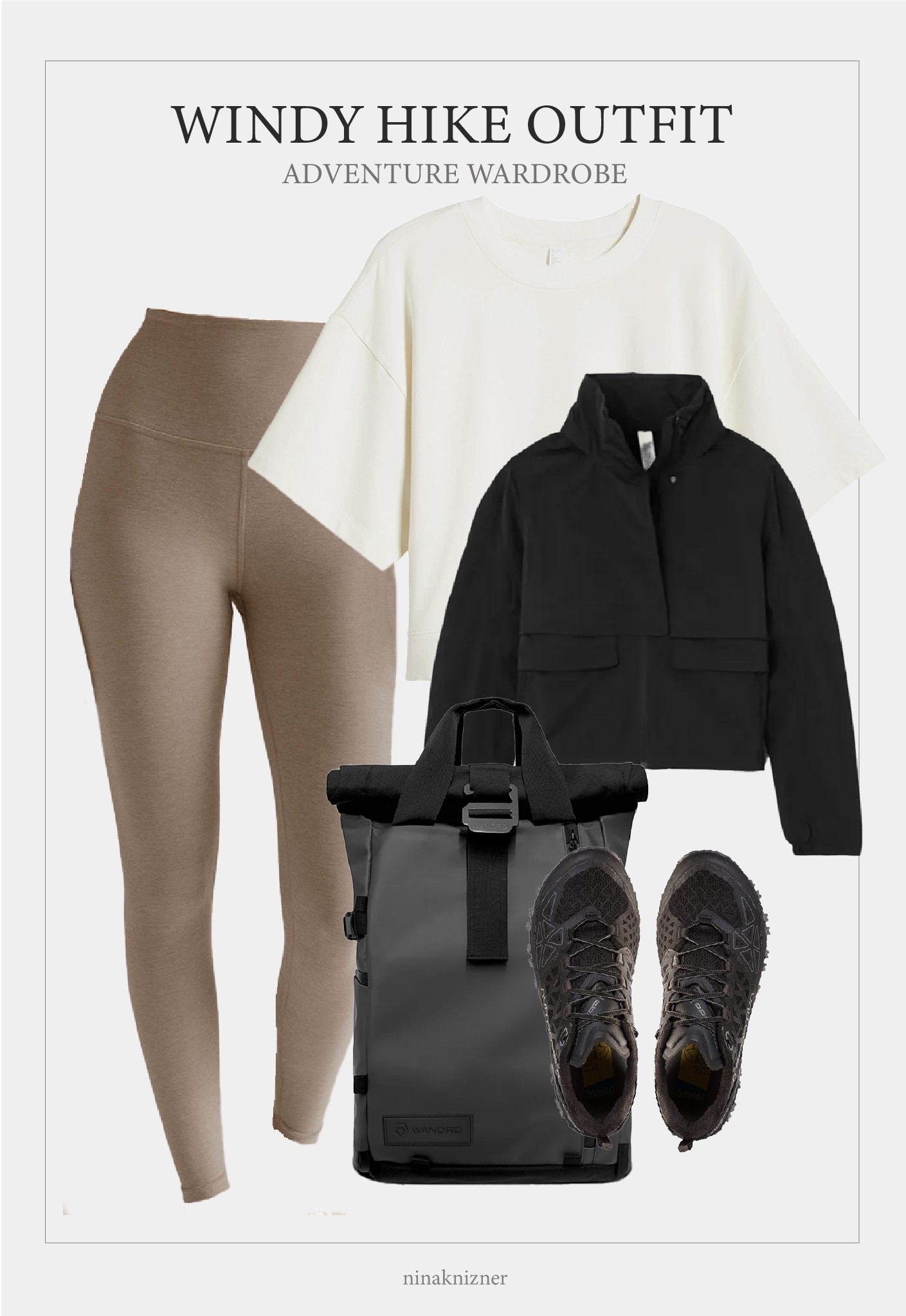 Hiking outfit that’s perfect for spring roadtrips and forest hikes.

The terry crewneck short sleeved sweater is such a staple transitional piece, so comfy!  The black windbreaker is perfect for alpine day hikes.

Waterproof camera bag paired with my favorite trail runners.

#athleisure #roadtrip #hiking #camping #forest #adventures

#LTKSeasonal #LTKStyleTip #LTKTravel