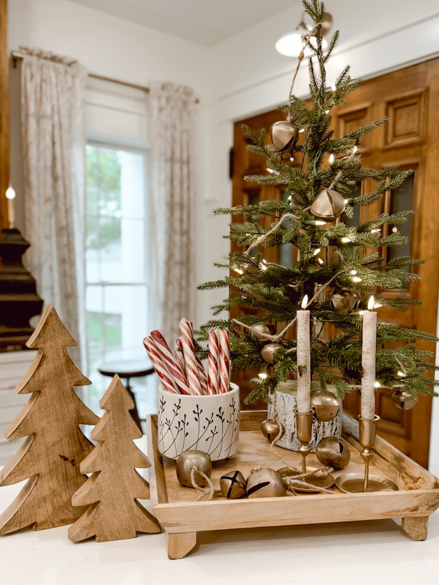 Christmas kitchen centerpiece from @wayfair. Now is the time to grab some items during Way Day.  You can find deals up to 80% off in-stores and online with free shipping! Sale ends 10/7  #Wayfair #WayfairPartner