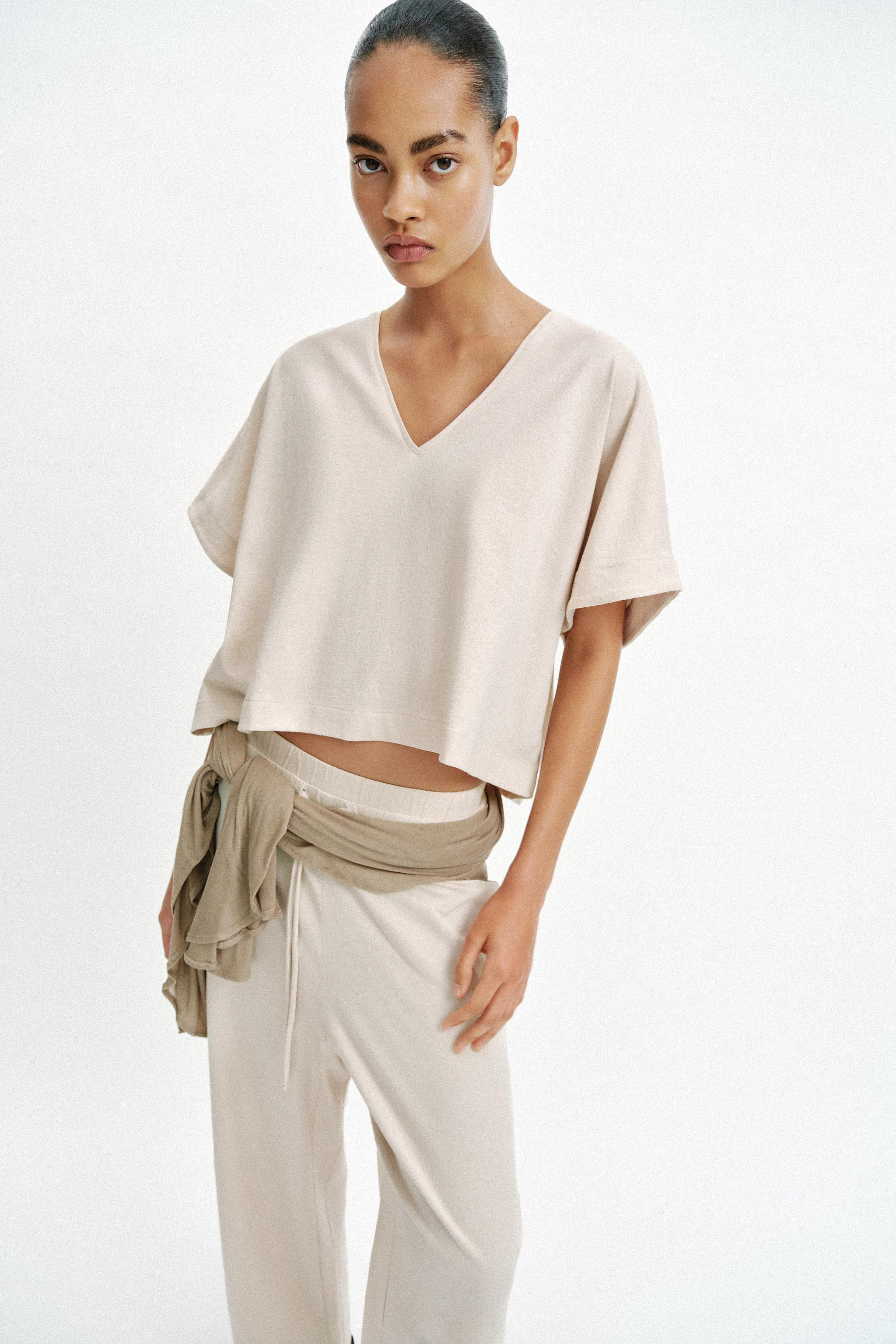 RUSTIC CAPE TOP | Zara UK