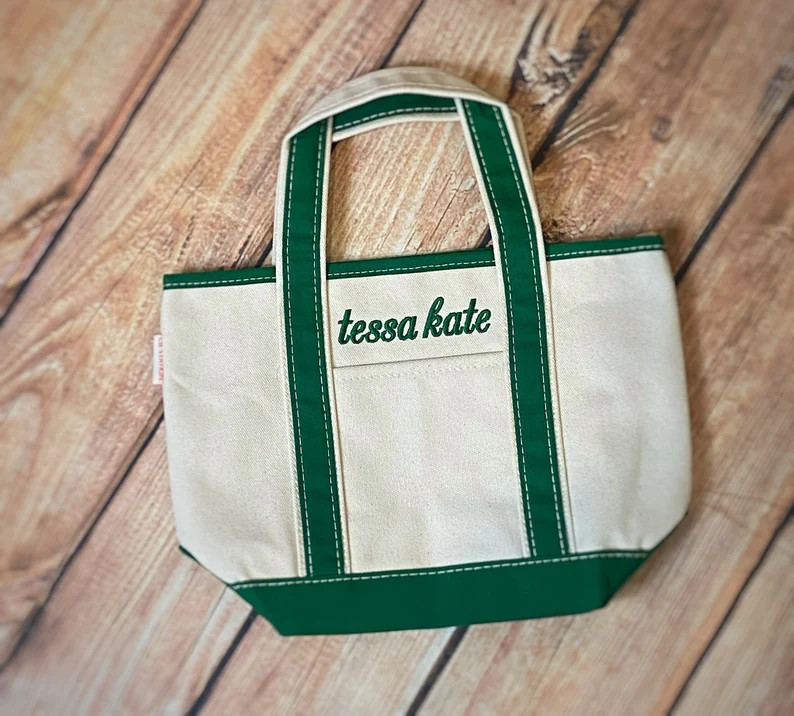 Custom Boat Tote Bag Canvas Tote Bag Custom Text Tote Gift for Her Bachelorette Gift Bridal Gift ... | Etsy (US)