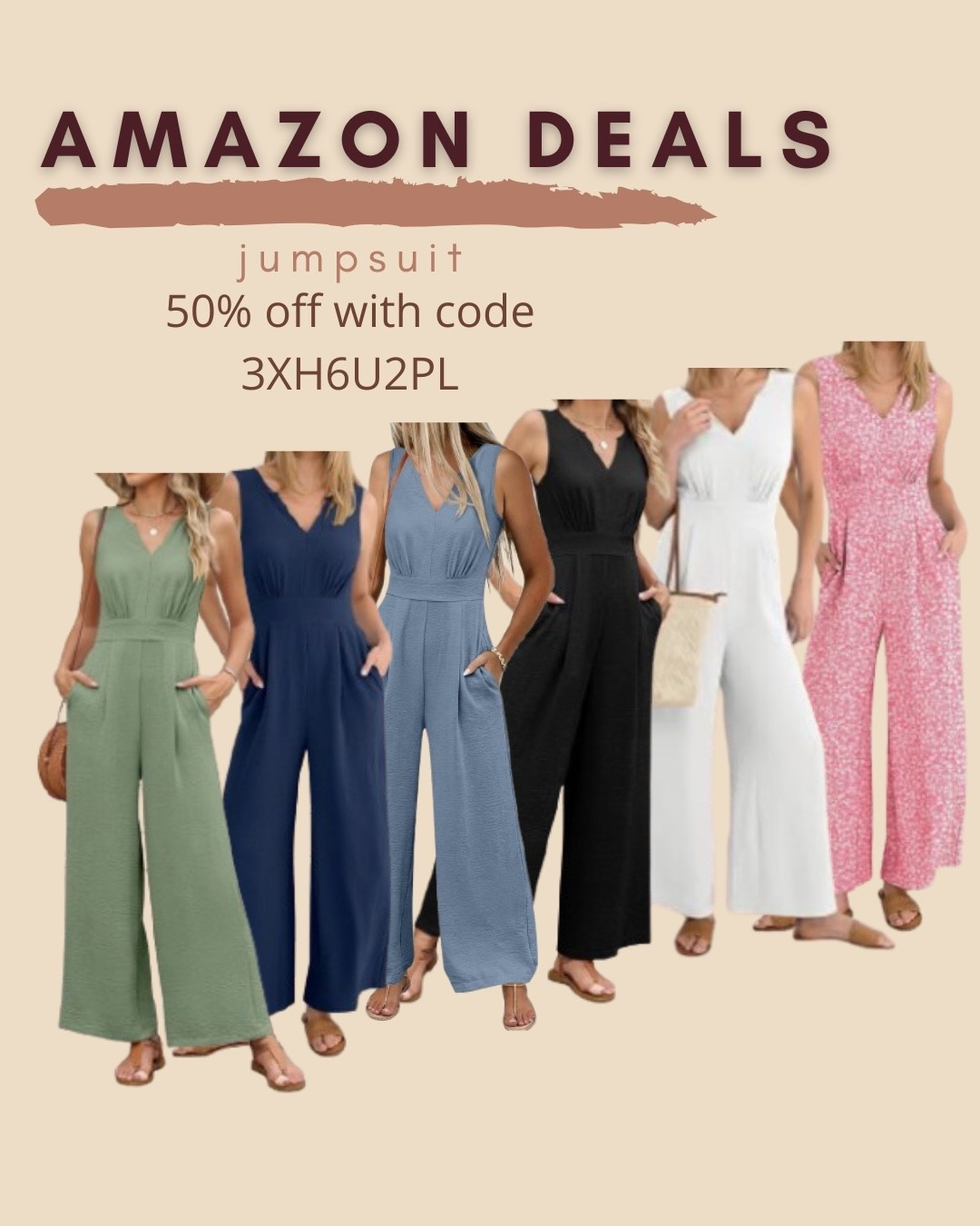 $20 ends 7/27

Amazon fashion
Amazon deals
Jumpsuit

#LTKSaleAlert