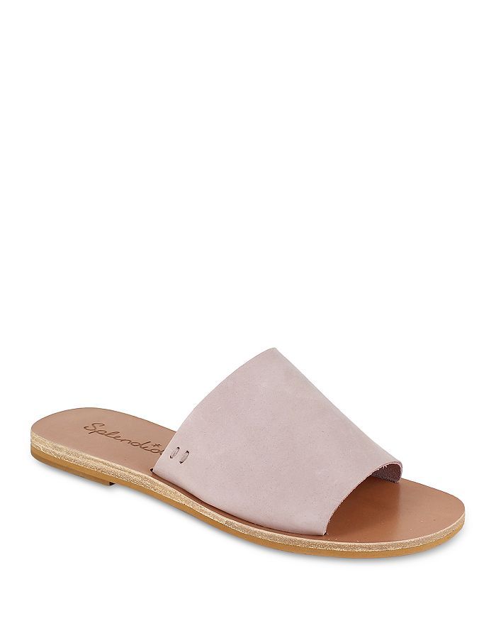 Women's Thea Leather Slide Sandals | Bloomingdale's (US)