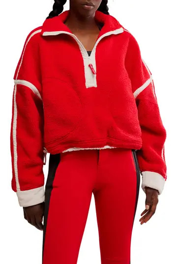 Free People FP Movement Mountain High Fleece Half Zip Pullover in Winterberry Combo at Nordstrom Rack, Size Large | Nordstrom Rack