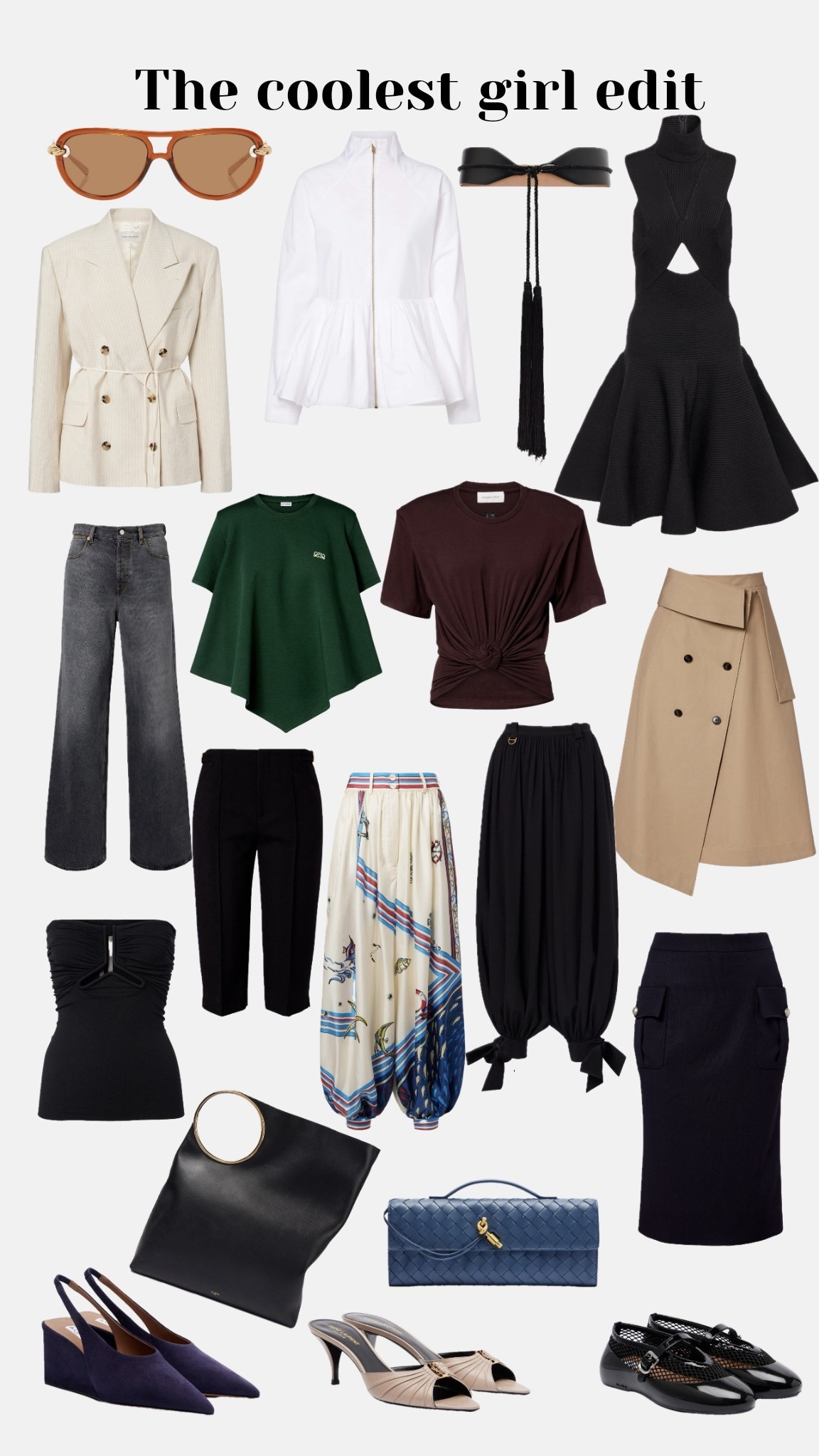 Do you want to be the coolest girl this season? Start with one of these pieces and build your confidence from there .. think interesting tops, trendy balloon pants, and the coolest finds. All in one place, at @Mytheresa / AD

#LTKootd #LTKSeasonal #LTKOver40