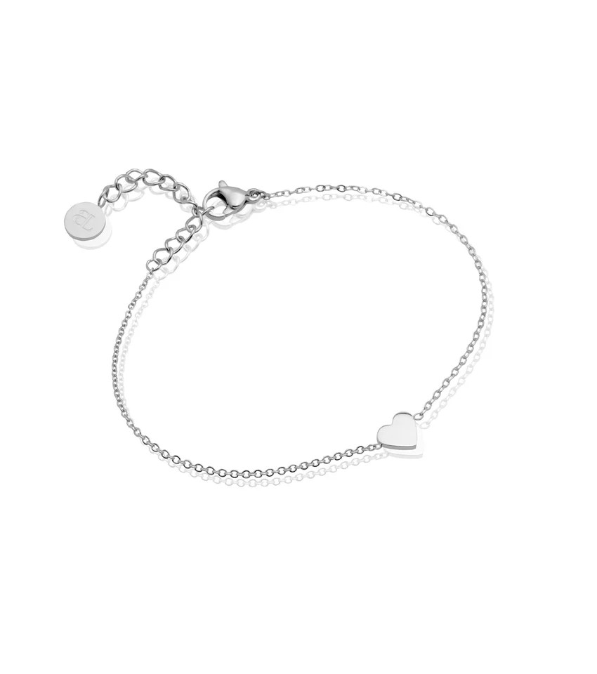 Mini Heart Bracelet (Silver) | Abbott Lyon