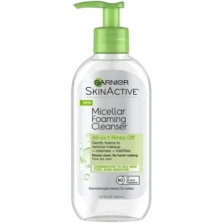 Garnier SkinActive Micellar Foaming Face Wash for Oily Skin 6.7 fl oz | Walmart (US)