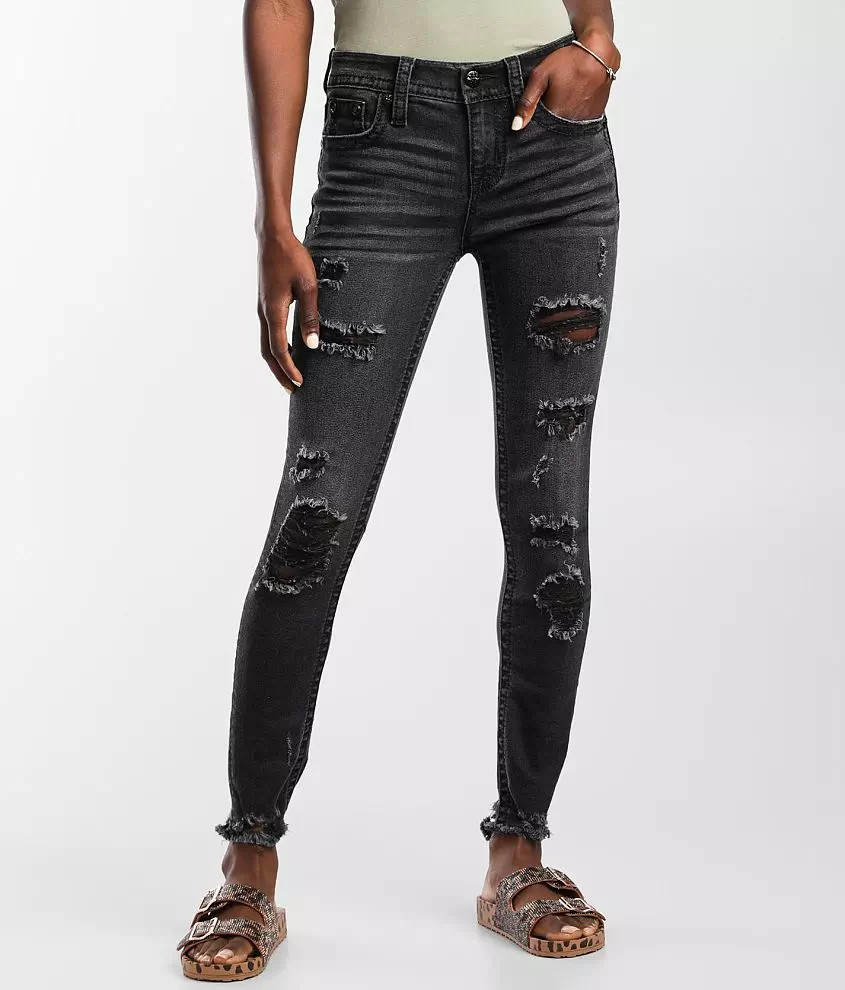 Mid-Rise Ankle Skinny Stretch Jean | Buckle